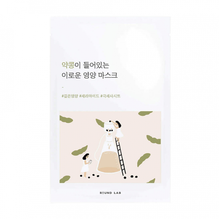 ROUND LAB Soybean Nourishing Sheet Mask Тканевая маска на основе соевых бобов 27ml