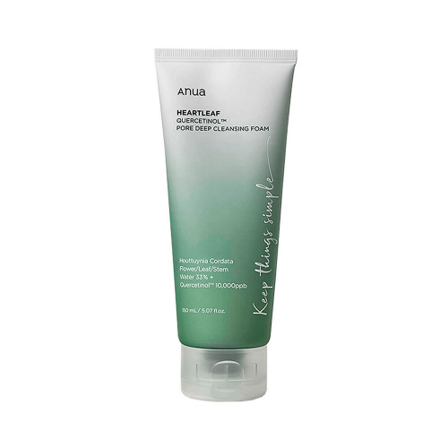 ANUA Heartleaf Quercetinol Pore Deep Cleansing Foam Пенка-скраб с кверцетинолом 150ml