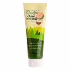 Скраб для тела с морской солью и экстрактом зелёного чая Elizavecca Milky Piggy Greentea Salt Body Scrub 300g