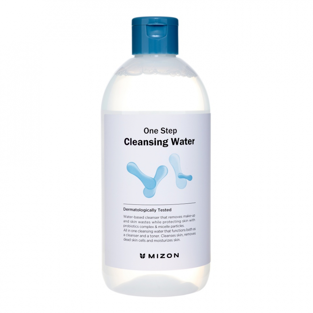 Мицеллярная вода с пробиотиками Mizon One Step Cleansing Water 500ml
