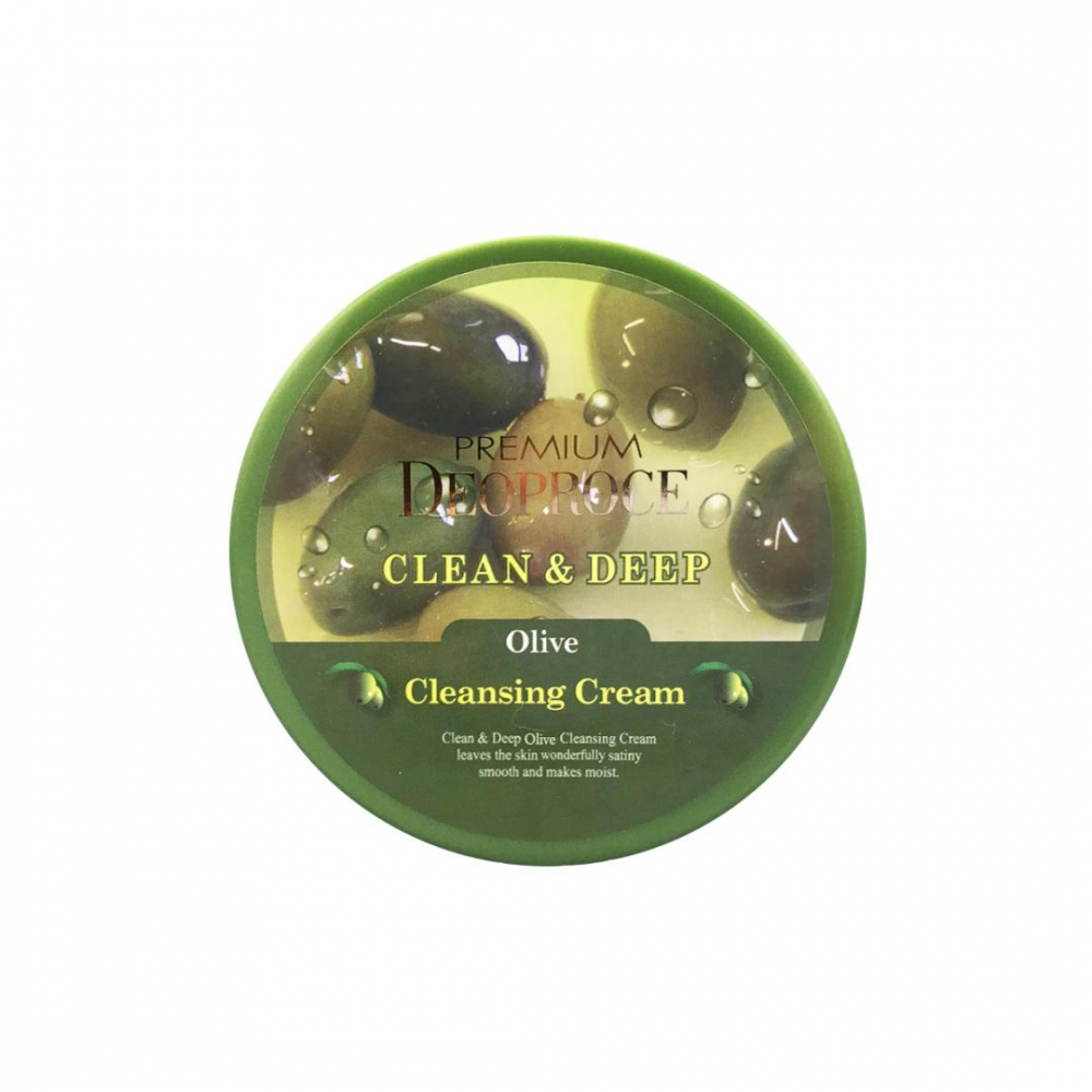 Очищающий крем для лица с экстрактом оливы Deoproce Premium Clean &amp; Deep Olive Cleansing Cream 300g