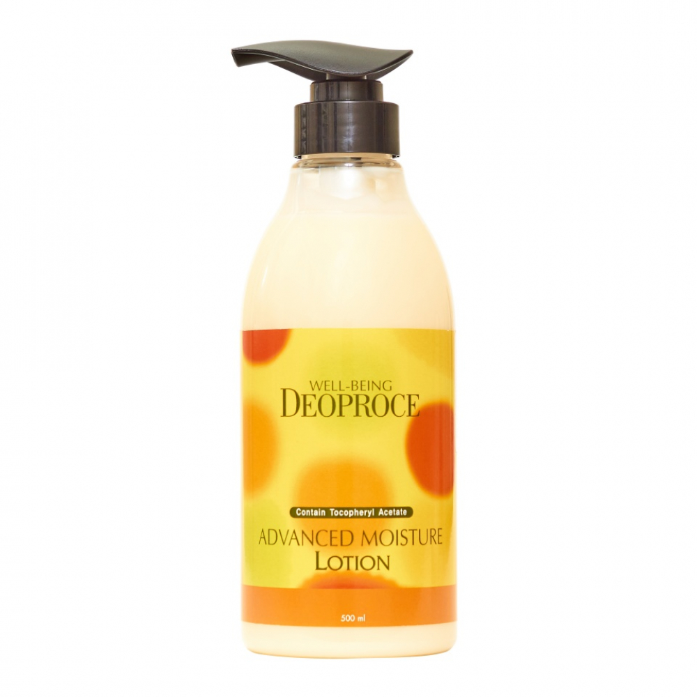 Увлажняющий лосьон для тела Deoproce Well-Being Advanced Moisture Lotion 500ml 
