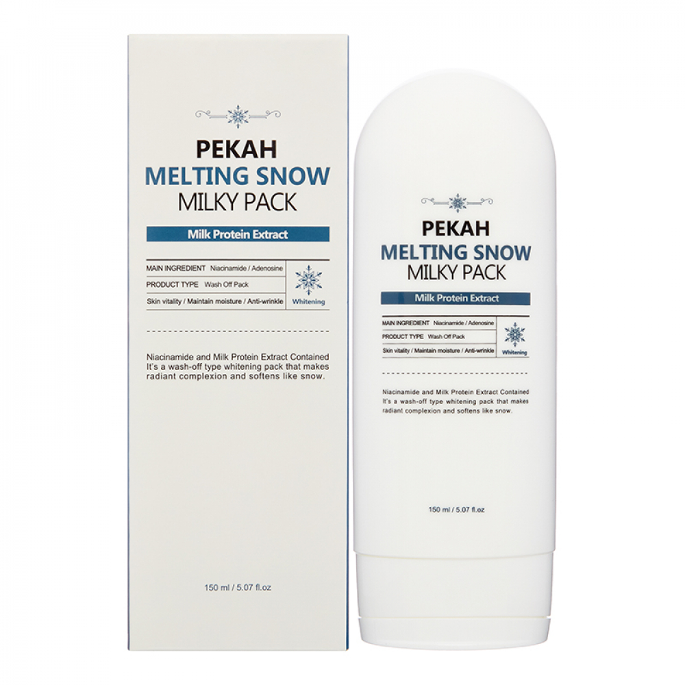 PEKAH Melting Snow Milky Pack Омолаживающая маска с молочными протеинами 150ml