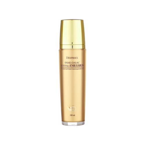 DEOPROCE SNAIL GALAC REVITAL EMULSION Антивозрастная восстанавливающая эмульсия для лица с муцином улитки и галактомисисом