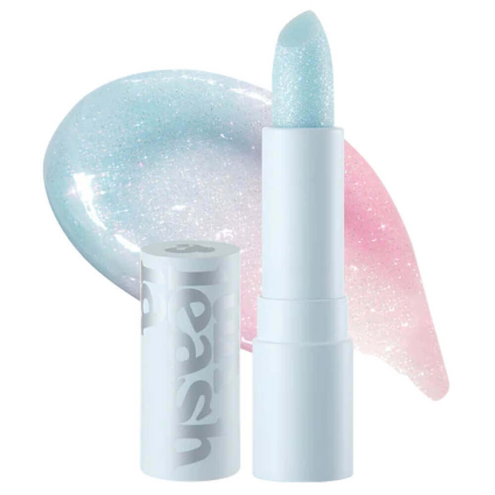 Бальзам для губ кристальный с блестками UNLEASHIA Glacier Vegan Lip Balm №02 Blue Lagoon 3,3g