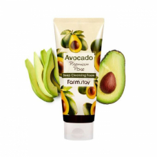 Очищающая пенка с экстрактом авокадо FarmStay Avocado Premium Pore Deep Cleansing Foam 180ml