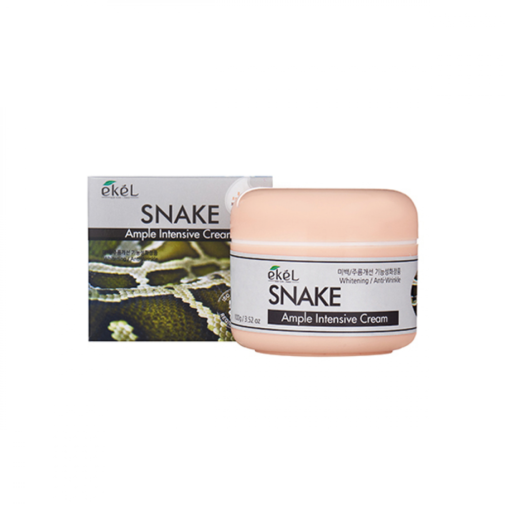 Крем для лица с пептидом змеиного яда Ekel Ample Intensive Cream Snake 100g