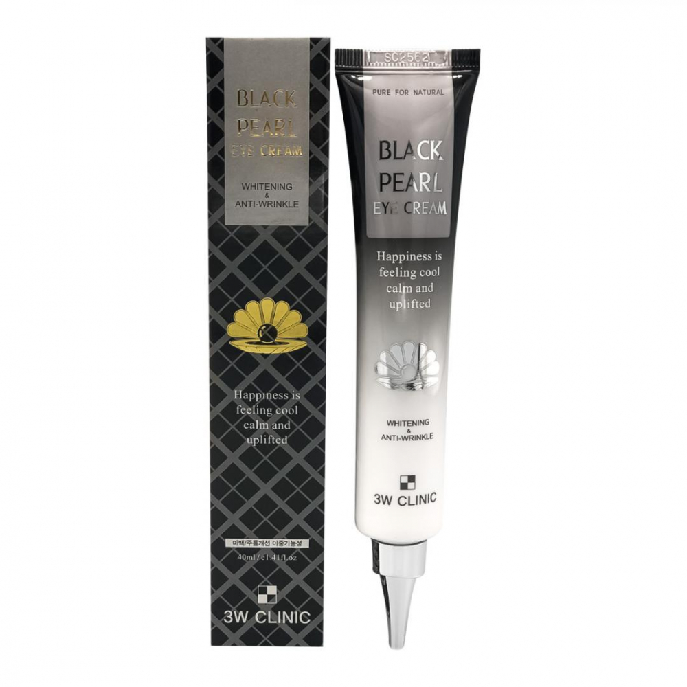 Крем для глаз с экстрактом черного жемчуга 3W Clinic Black Pearl Eye Cream 40ml