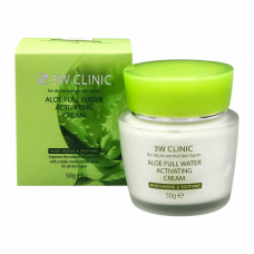 Увлажняющий крем с экстрактом алоэ вера 3W Clinic Aloe Full Water Activating Cream 50g