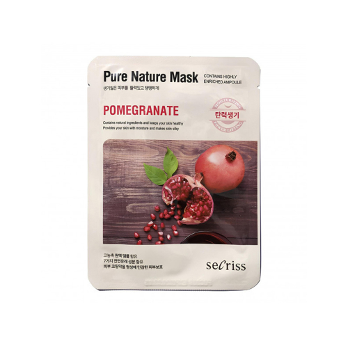 ANSKIN Secriss Pure Nature Mask Pack-Pomeganate Маска для лица тканевая 25ml