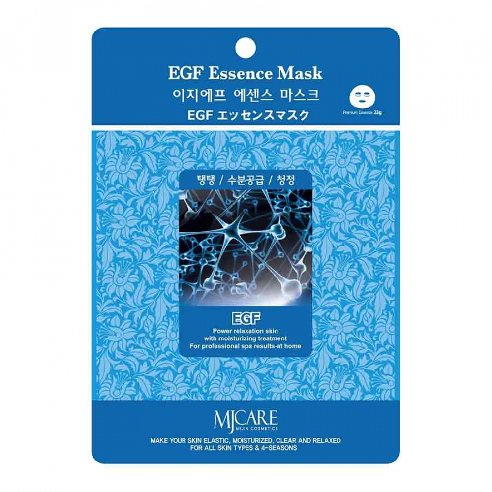 Маска тканевая антивозрастная Mijin MJ Care EGF Mask Essence Mask 23g