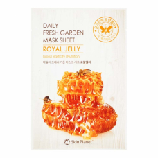 SKIN PLANET DAILY FRESH GARDEN MASK SHEET ROYAL JELLY Тканевая маска для лица с маточным молочком