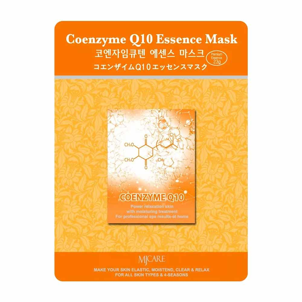 Маска тканевая с коэнзимом Mijin MJ Care Coenzyme Q10 Essence Mask 23g
