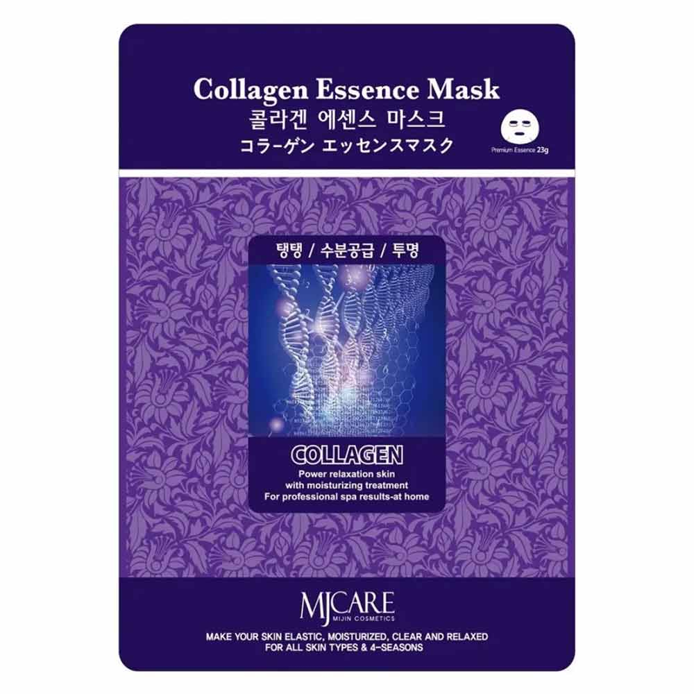 Маска тканевая с коллагеном Mijin MJ Care Collagen Essence Mask 23g