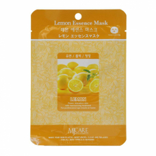 Тканевая маска для лица с экстрактом лимона Mijin MJ Care Lemon Essence Mask 23g
