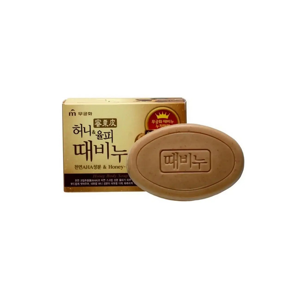 Xylitol Honey & Chestnut Scrub Soap Мыло-скраб туалетное с экстрактом меда и каштана 90g