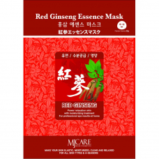 Маска тканевая Красный женьшень Mijin MJ Care Red Ginseng Essence Mask 23g