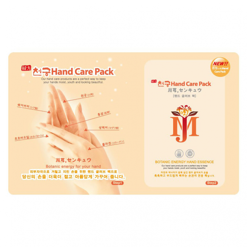 Маска для рук с гиалуроновой кислотой Mijin Hand Care Pack 1 couple