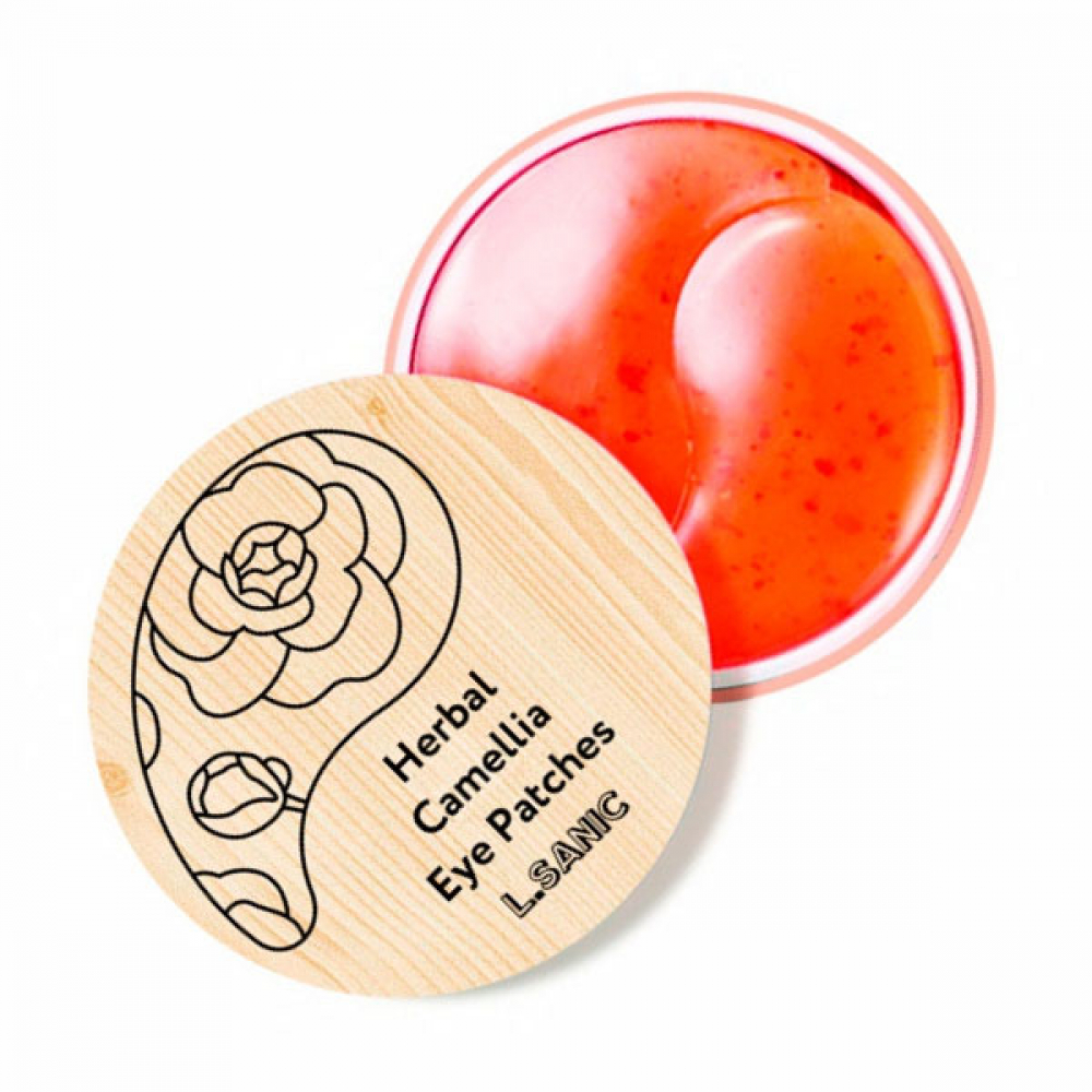 Гидрогелевые патчи с экстрактом камелии L.Sanic Herbal Camellia Hydrogel Eye Patches 60 pieces