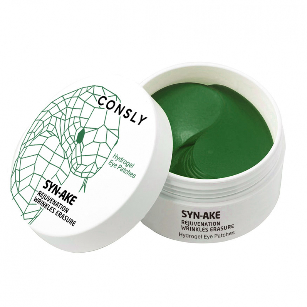 Гидрогелевые патчи с пептидом змеи Consly Hydrogel Syn-Ake Eye Patches 60 pieces