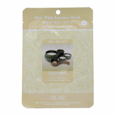 Тканевая маска для лица с экстрактом рисового вина Mijin MJ Care Rice Wine Essence Mask 23g