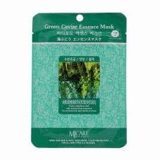Тканевая маска для лица с морским виноградом Mijin MJ Care Green Caviar Essence Mask 23g