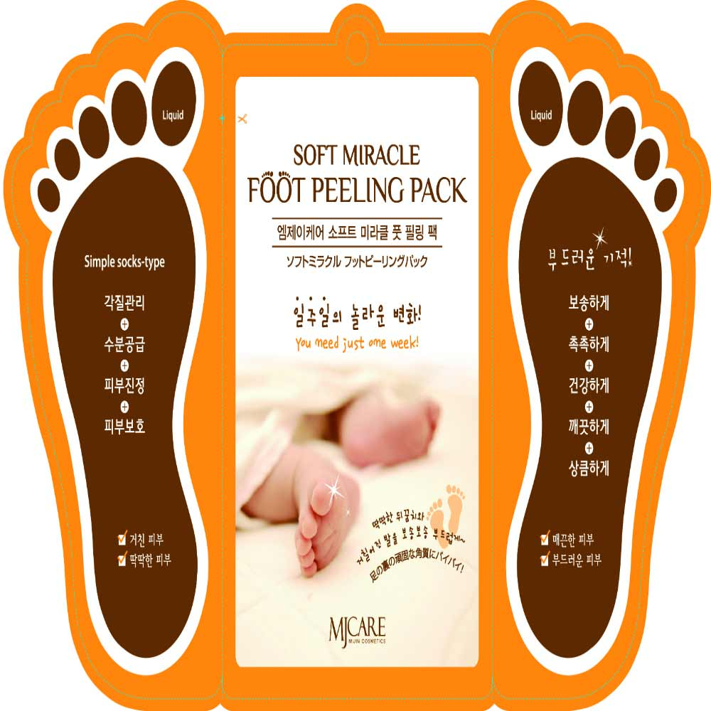 Маска-носочки для ног MJCARE SOFT FOOT PACK