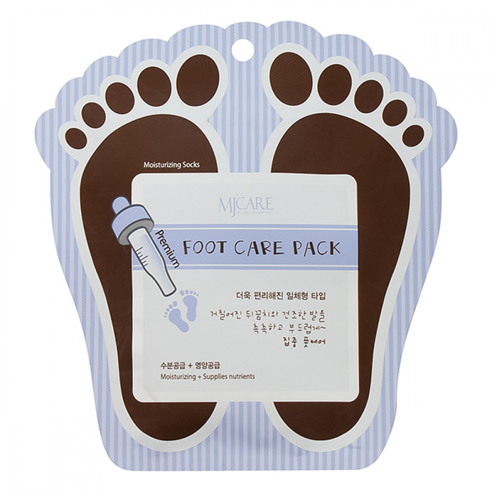 Увлажняющая маска-носочки для ног MJCARE PREMIUM FOOT CARE PACK