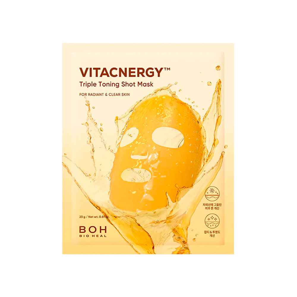 BIOHEAL BOH Vitacnergy Triple Toning Shot Mask Витаминная маска 23g