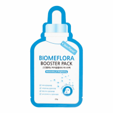SKIN PLANET BIOMEFLORA Moisturizing Brightening BOOSTER PACK  Увлажняющая и осветляющая тканевая маска для лица