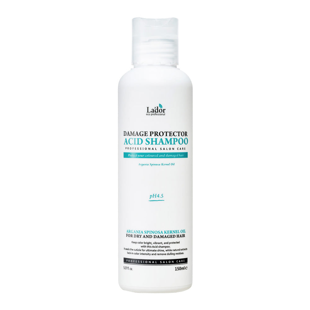Бесщелочной шампунь с коллагеном и аргановым маслом La'dor Damage Protector Acid Shampoo 150ml