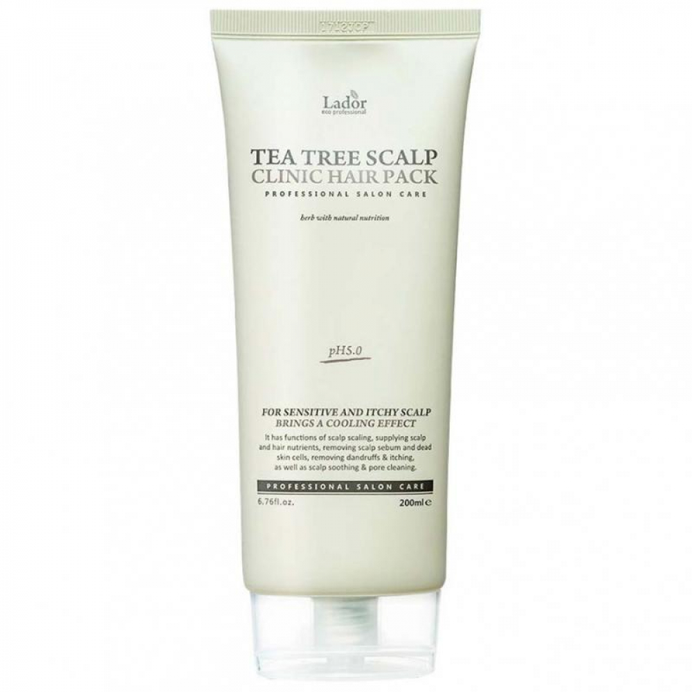 Маска-пилинг для кожи головы с чайным деревом La'dor Tea Tree Scalp Clinic Hair Pack 200ml
