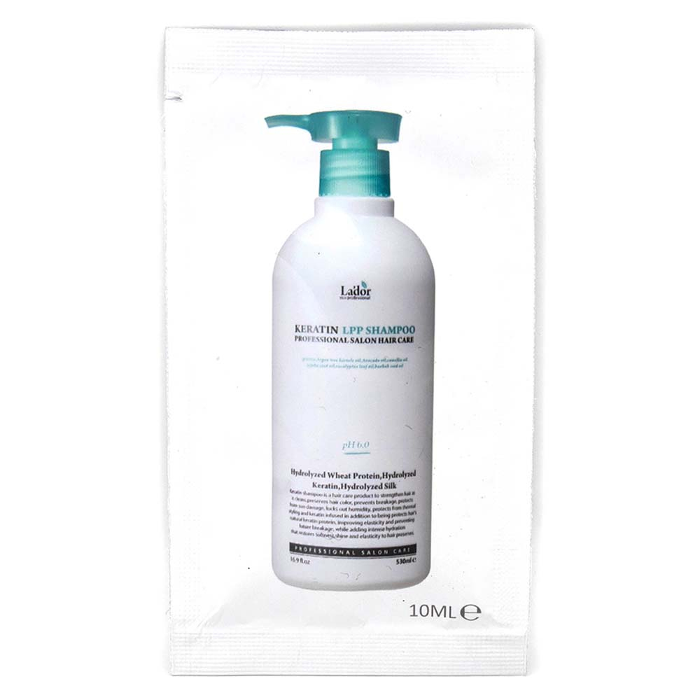 Безсульфатный шампунь для волос с кератином (пробник) La'dor Keratin LPP Shampoo (Pouch) 10ml