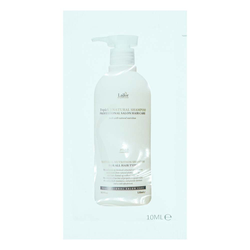 Органический шампунь с экстрактами и эфирными маслами La'dor Triplex Natural Shampoo (Pouch) 10ml