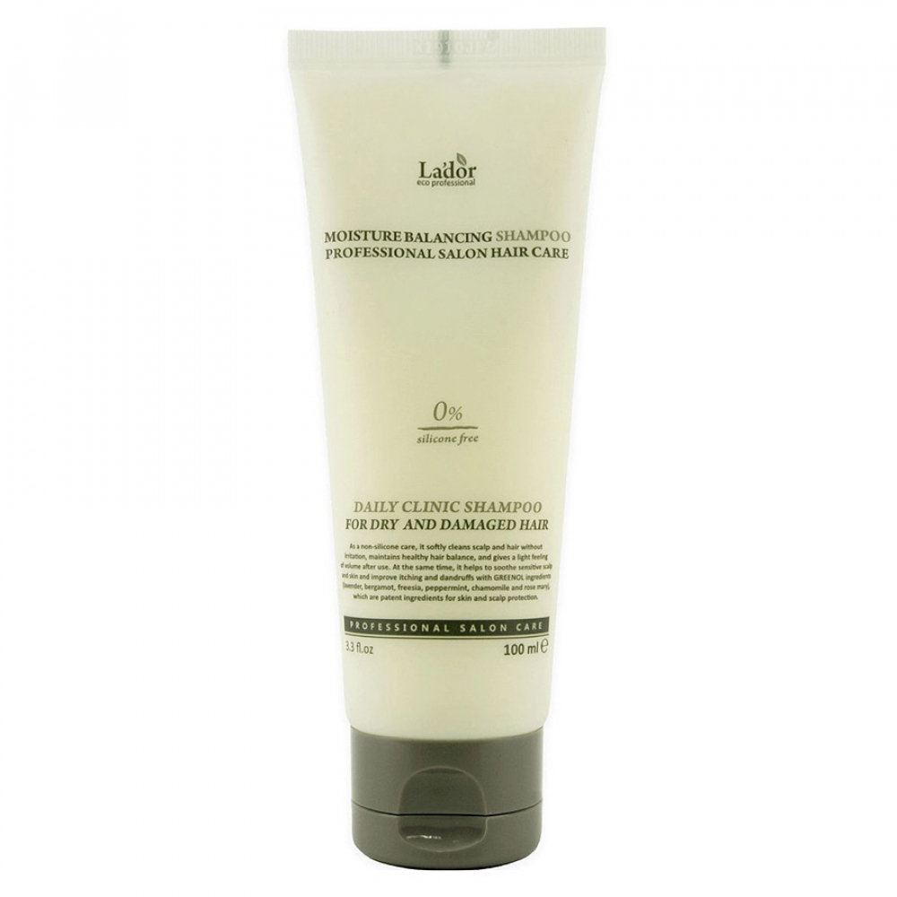 Увлажняющий бессиликоновый шампунь La'dor Moisture Balancing Shampoo 100ml