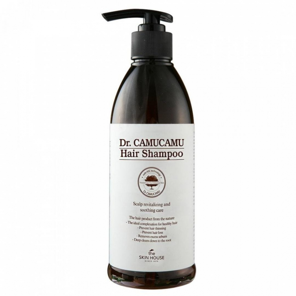 Шампунь для волос с экстрактом ягод каму-каму THE SKIN HOUSE Dr.Camucamu Hair Shampoo 400ml