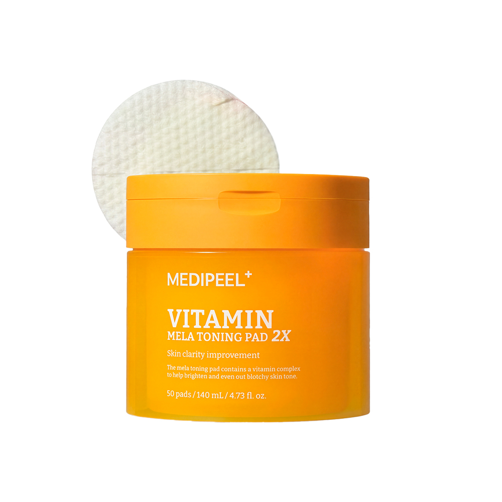 MEDIPEEL Vitamin Mela Toning Pad 2Х Витаминные ПЭДы для лица 50pcs