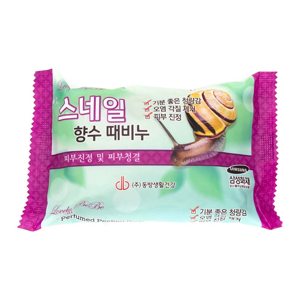 Мыло с отшелушивающим эффектом парфюмированное Juno Medibeau Snail Perfumed Peeling Soap 120g