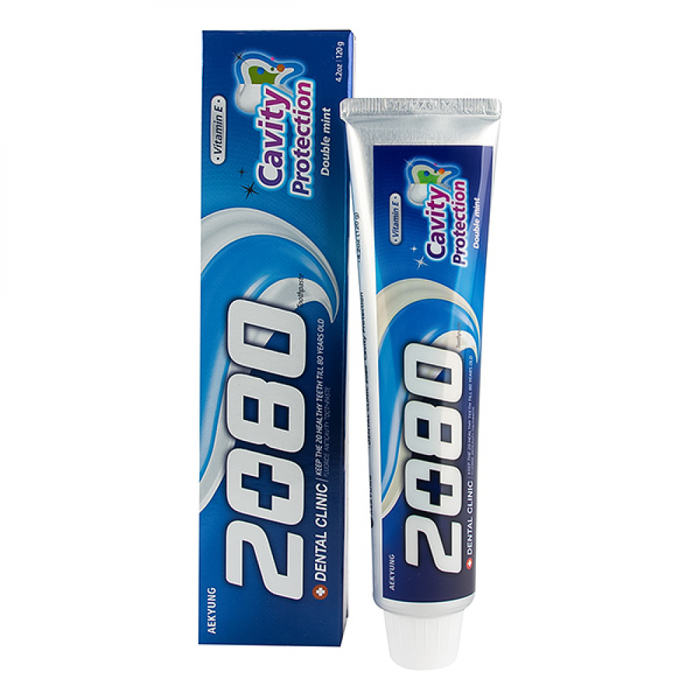 Зубная паста с мятой Dental Clinic 2080 Cavity Protection Double Mint 120g