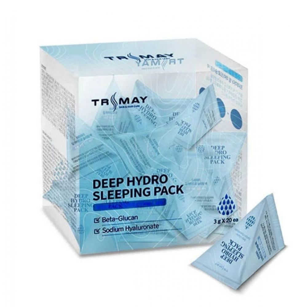 Ночная маска для лица увлажняющая TRIMAY Deep Hydro Sleeping Pack 3g*20 pieces