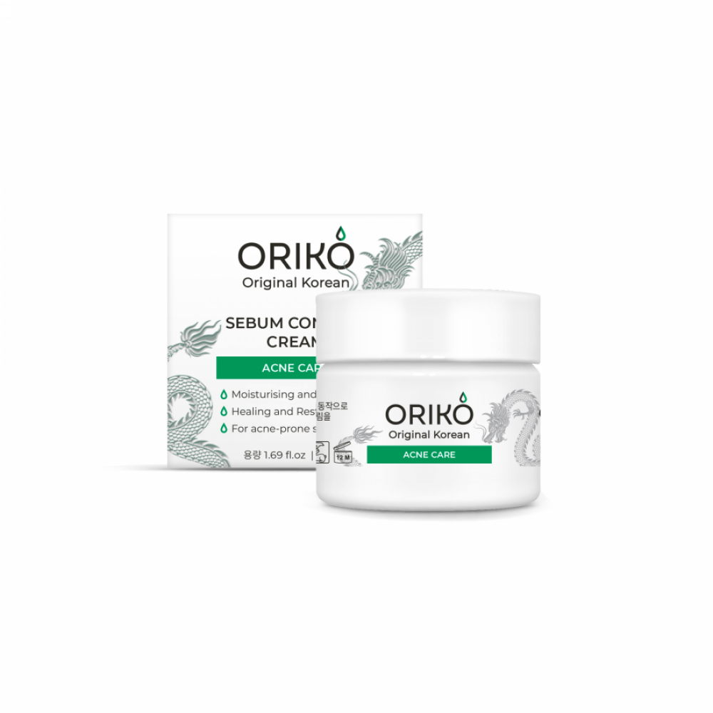 ORIKO Sebum Control Face Cream Acne Care Дневной крем для лица для проблемной кожи с кислотами 50ml