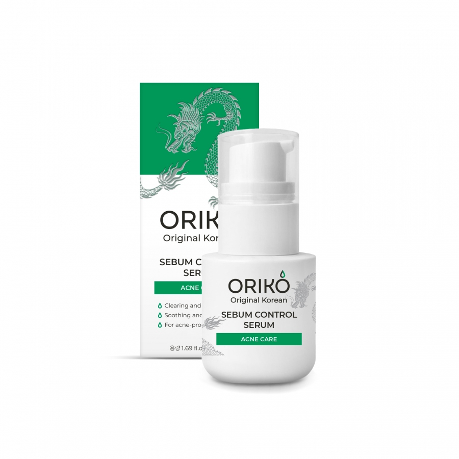 ORIKO Sebum Control Serum Acne Care Сыворотка для лица для проблемной кожи с кислотами 50ml