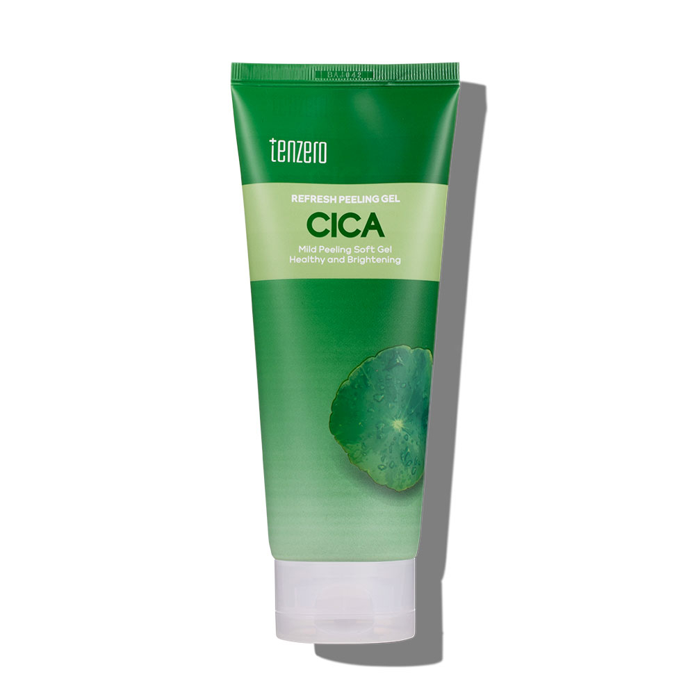 Очищающий гель для лица с экстрактом центеллы азиатской Tenzero Refresh Peeling Gel Cica 180ml