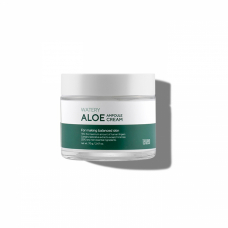 Увлажняющий ампульный крем для лица с экстрактом алоэ Tenzero Watery Aloe Ampoule Cream 2X 70g