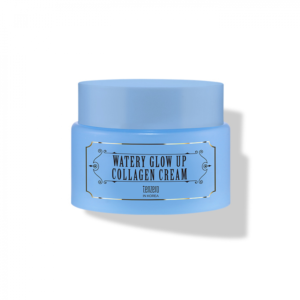Увлажняющий крем для лица с коллагеном Tenzero Watery Glow Up Cream 80g
