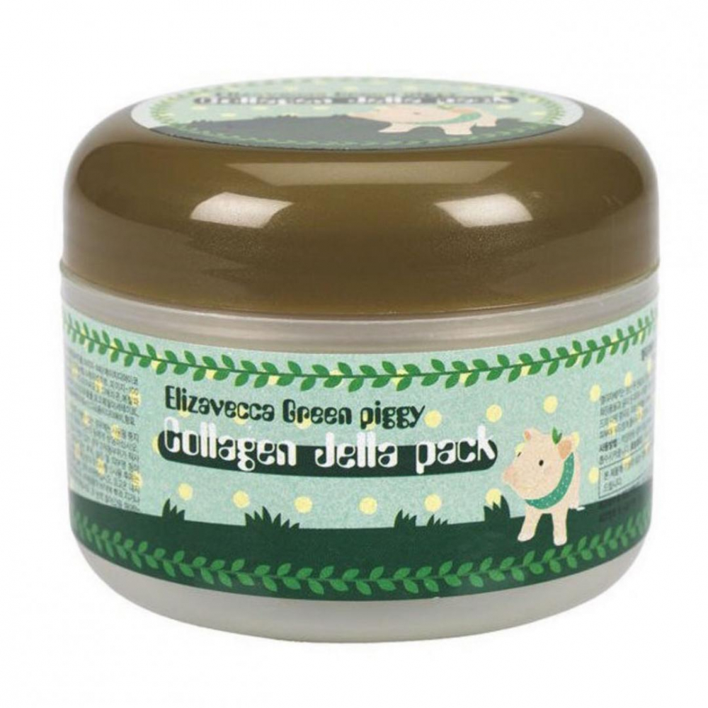 Гелевая коллагеновая маска Elizavecca Green Piggy Collagen Jella Pack 100g
