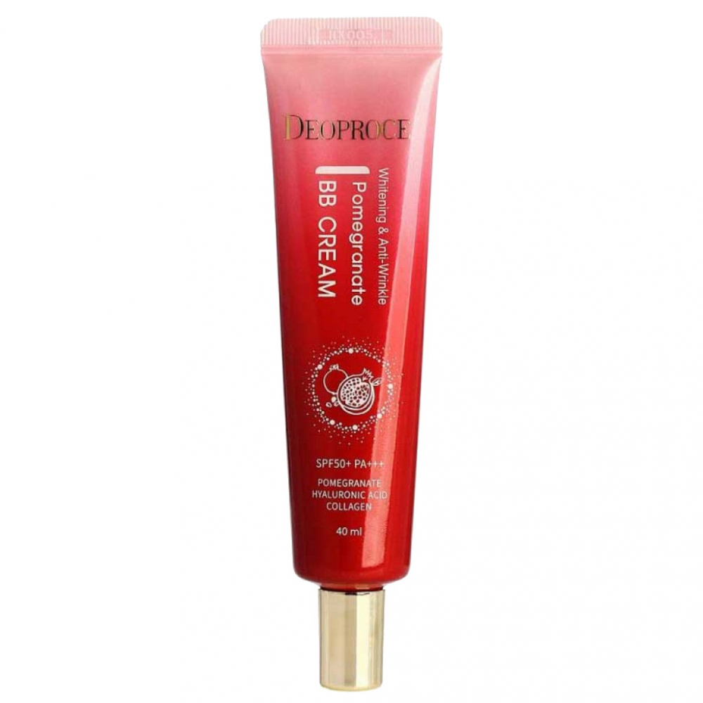 BB-крем с экстрактом граната Deoproce Whitening and Anti-Wrinkle Pomegranate BB Cream SPF50+PA+++ 40ml