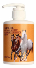 DEOPROCE HORSE OIL CLEANSING &amp; MASSAGE CREAM Очищающий массажный крем для тела с лошадиным жиром