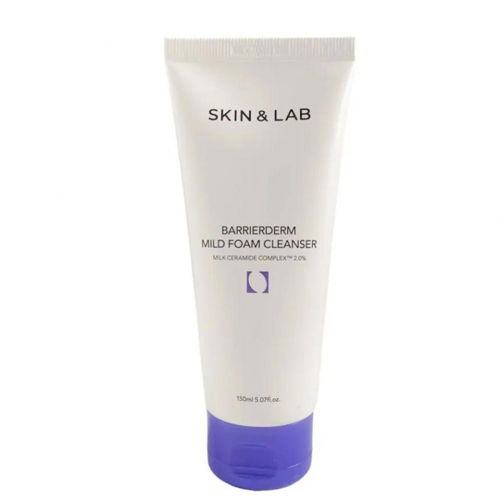 SKIN&LAB Barrierderm Mild Foam Cleanser Мягкая пенка для умывания с комплексом молочных керамидов 150мл