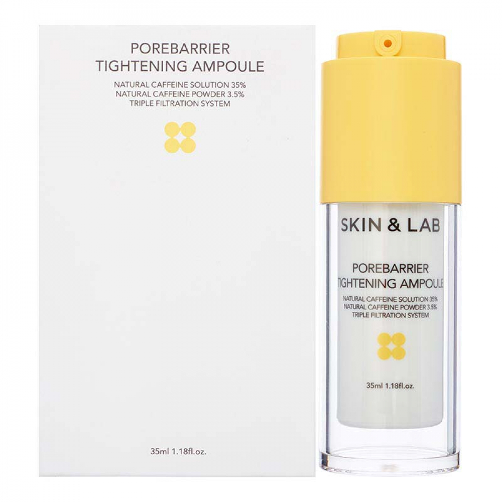 SKIN&amp;LAB Porebarrier Tightening Ampoule Сужающая поры ампульная сыворотка для лица с натуральным кофеином 35ml